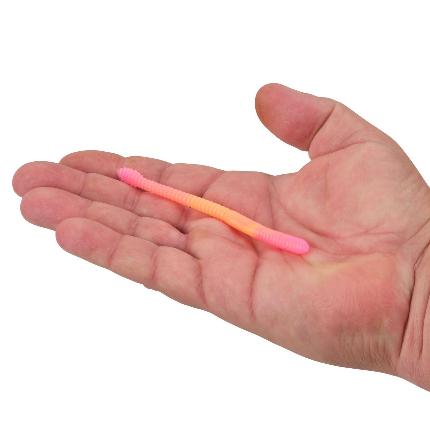 Berkley PowerBait Floating Pink Lemonade SteelHead Worm, 4-In