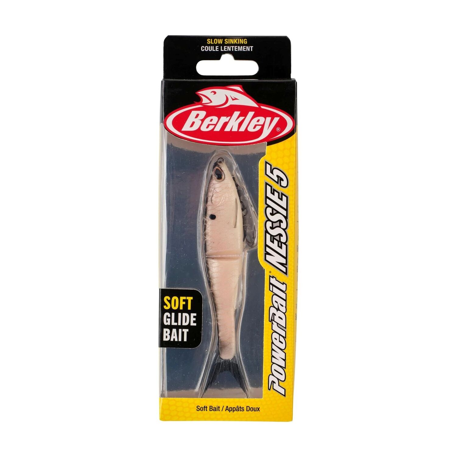 Berkley PowerBait® Nessie Burnt Bone Glide Bait, 5-In