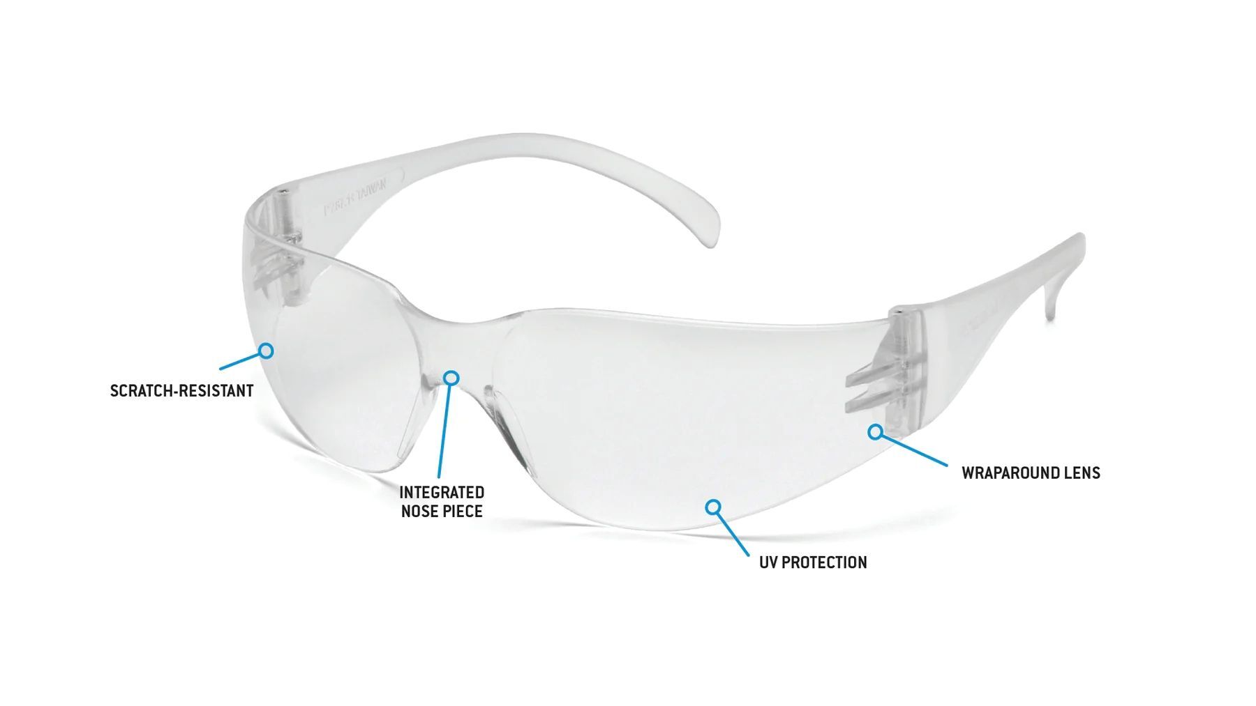 Pyramex Intruder Clear Safety Glasses