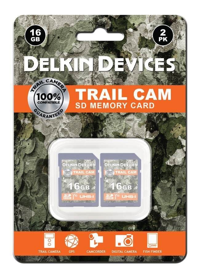 Delkin Devices Trail Camera Memory Card- 16Gb Sd- 2Pack
