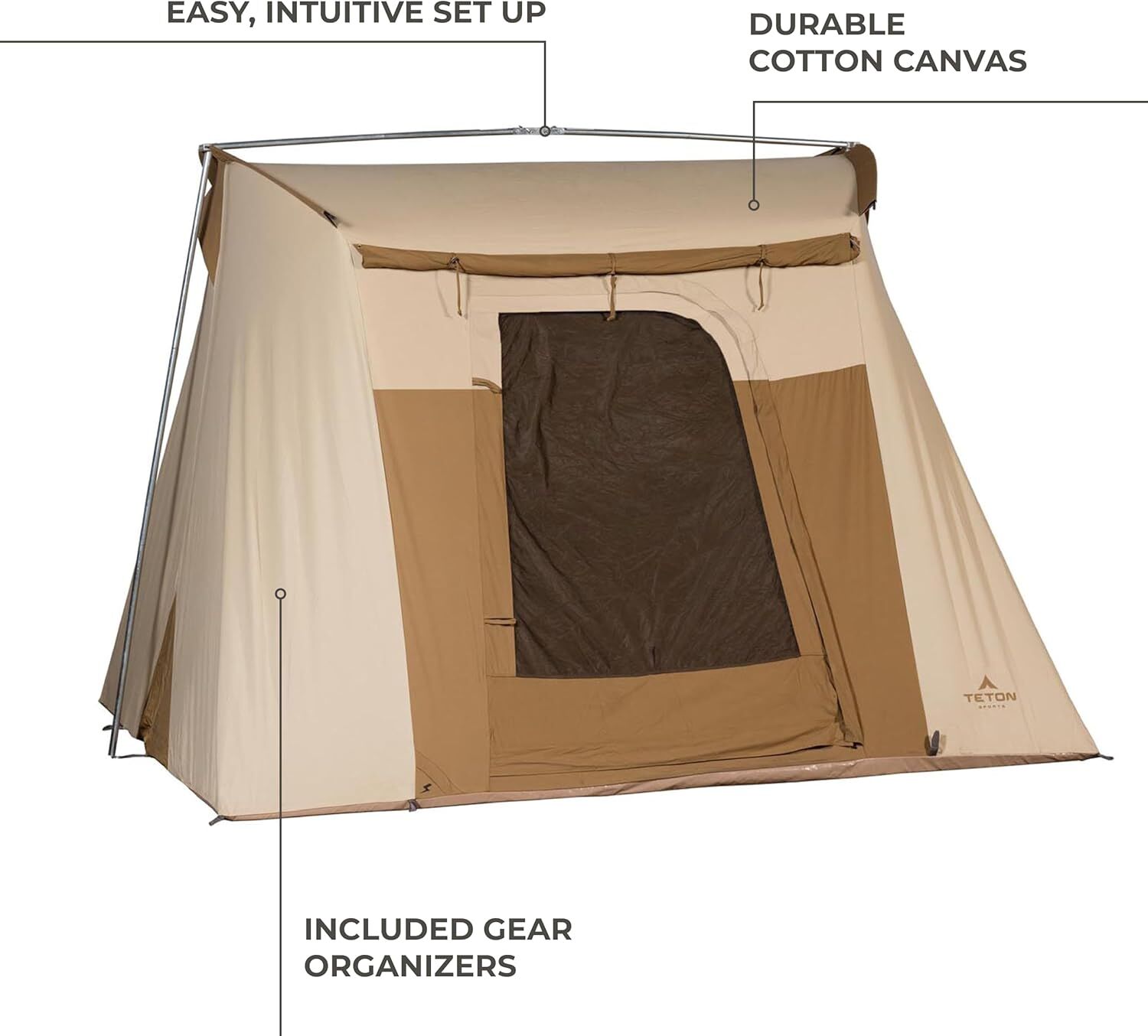 Teton Mesa Canvas Brown 8-Person Tent