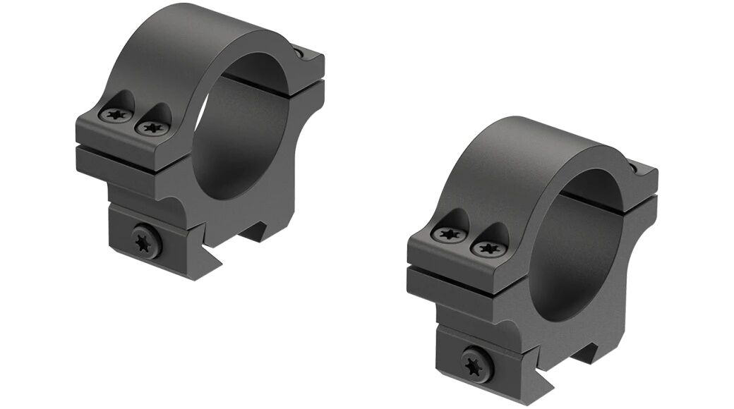 Leupold Open Range Rimfire Cross-Slot Rings Medium, 1-In