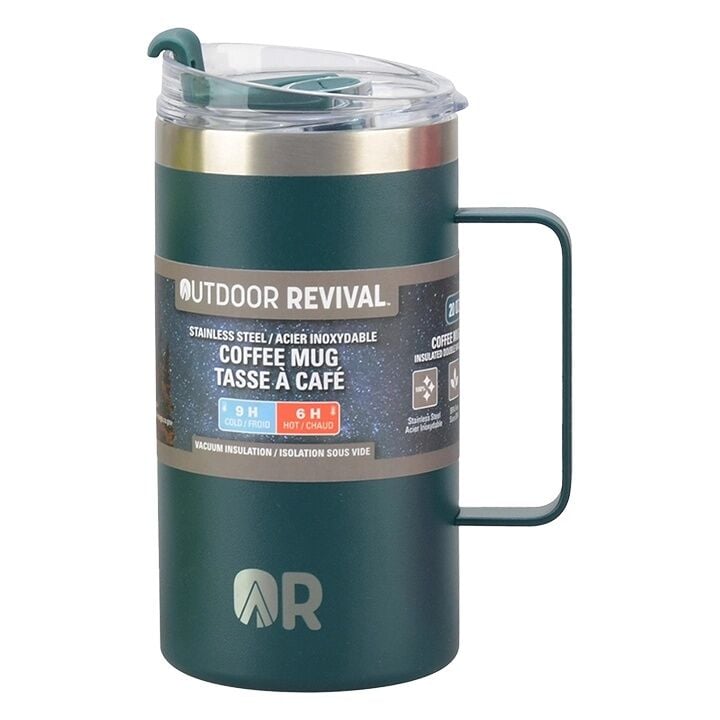Outdoor Revival Stainless Steel Teal Coffee Mug, 20-Oz