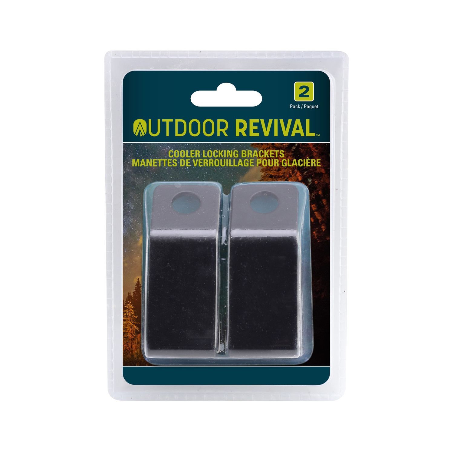 Outdoor Revival Cooler Locking Brackets, 2-Pk