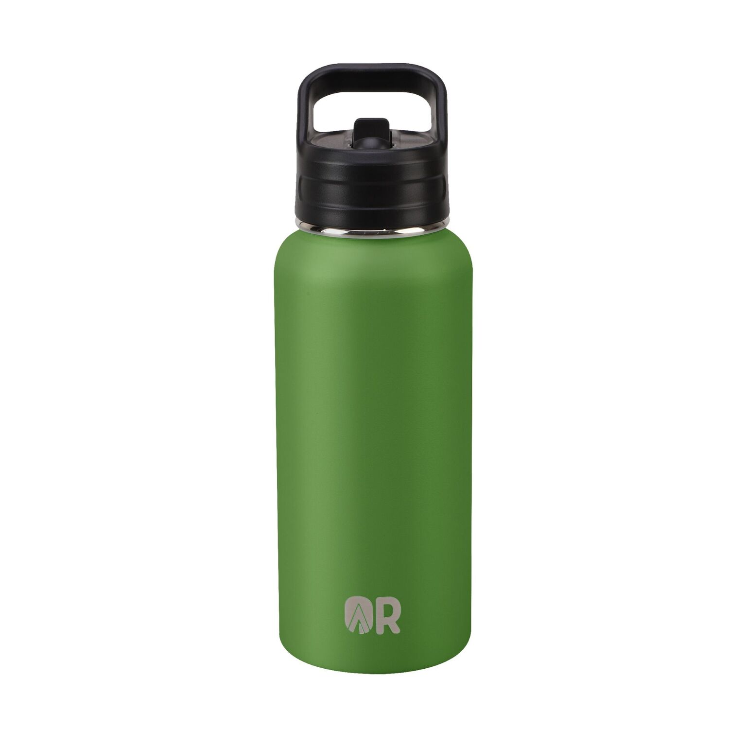 Outdoor Revival Stainless Steel Fig Leaf Green Sports Bottle, 32-Oz