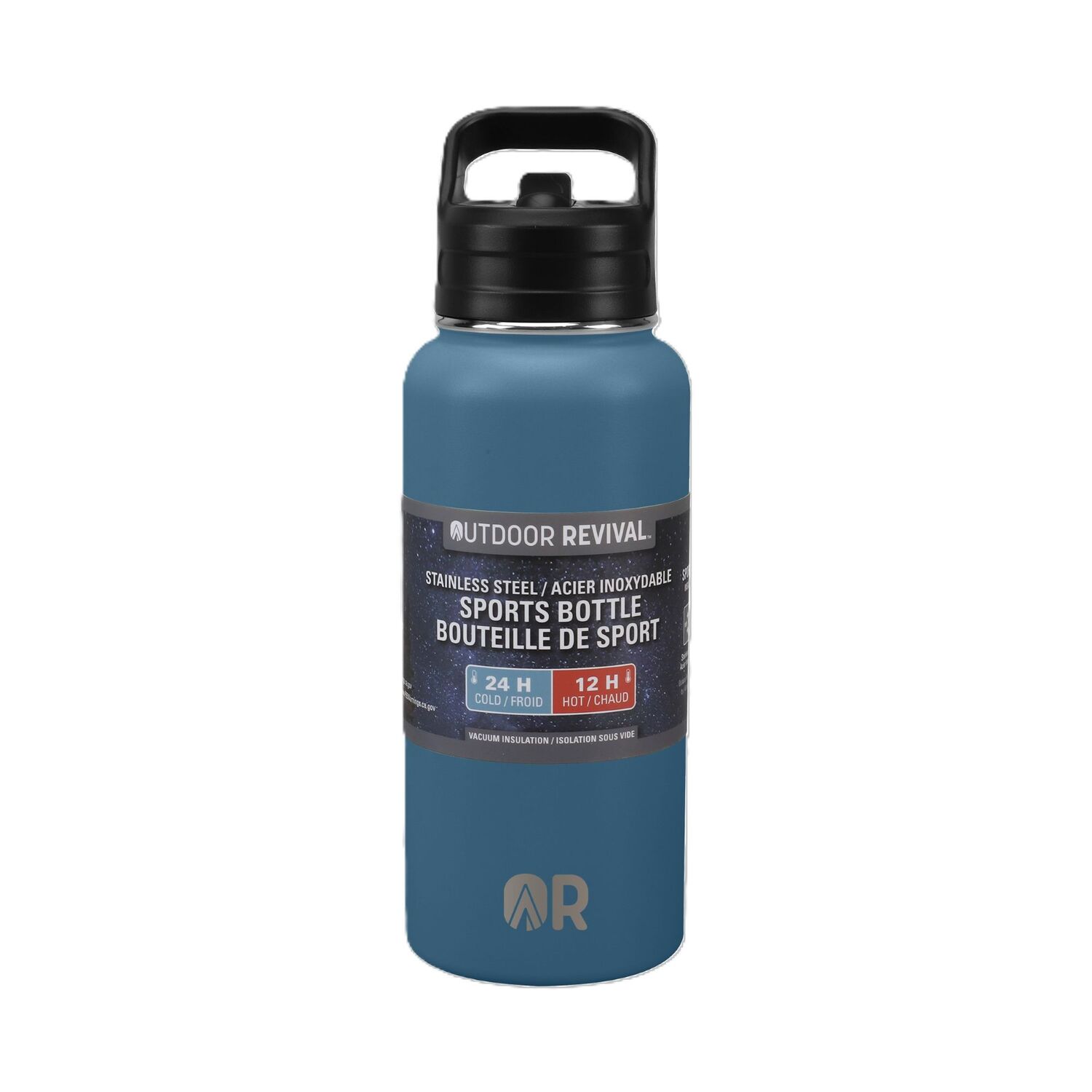 Outdoor Revival Denim Stainless Steel Sports Bottle, 32-Oz