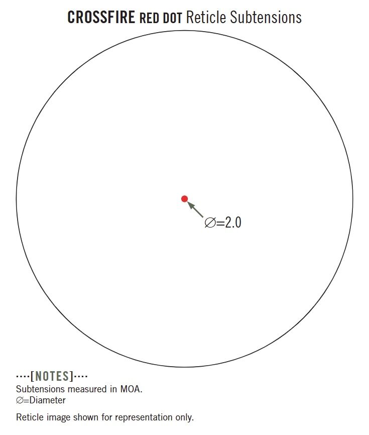 Vortex Crossfire Red Dot Rifle Sight