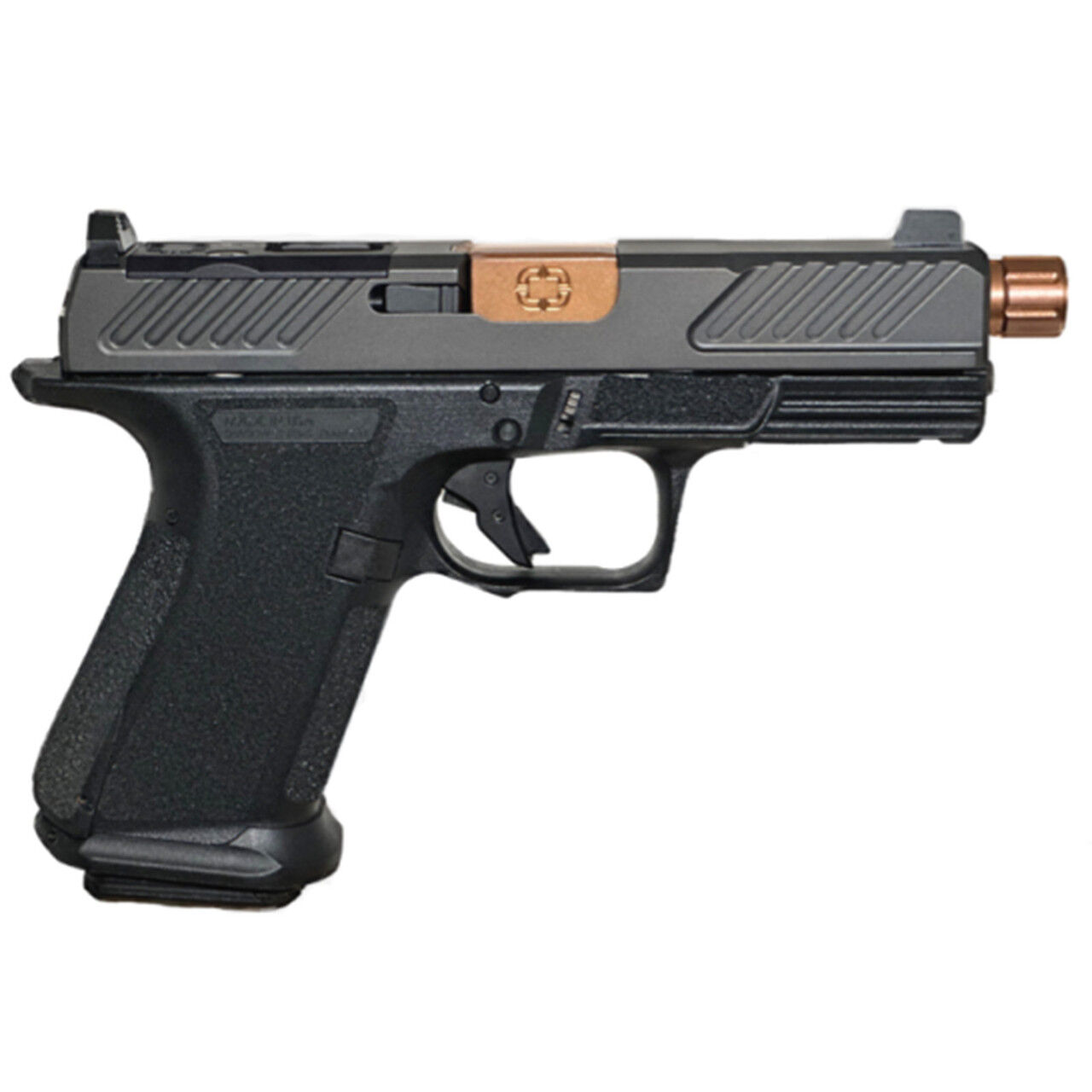 Shadow Systems MR920 Combat 9mm Black/Bronze Threaded Barrel Optic Ready Compact Pistol, 15-Rd