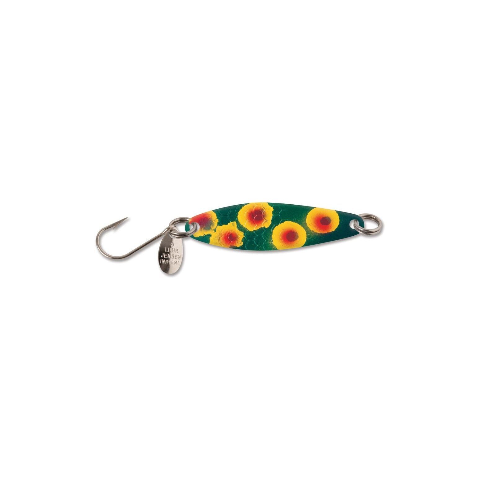 dot fishing lures Deadly Dick Standard Lure - 38 Greenfish Tackle Length Weight Class DOT Minnow 100mm 4 3/4oz Slow Sinking VTG FISHING LURE DISPLAY FALCON