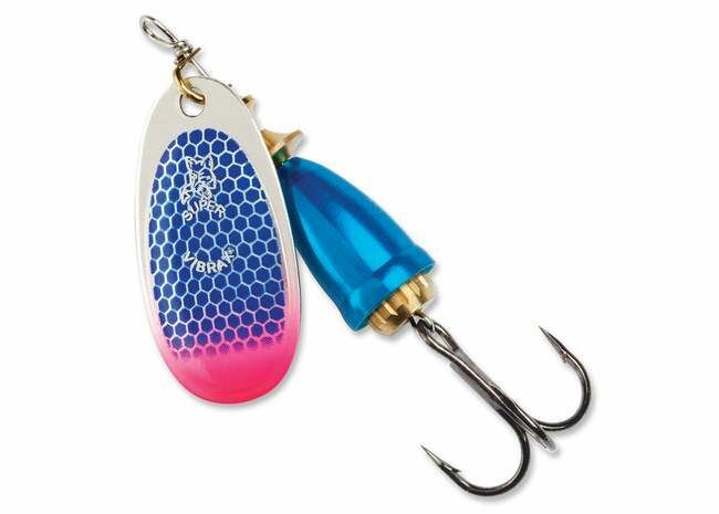 Blue Fox Classic Vibrax Spinner Lure - Blue Scale Pink Tip, 1/4 oz