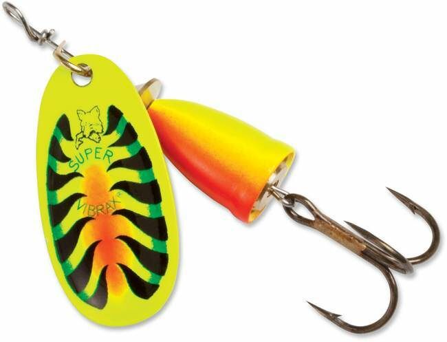Blue Fox Classic Vibrax Spinner Lure - Firetiger/Firetiger, 1/4 oz