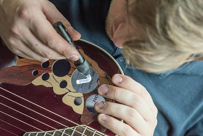 Compact High Beam Bore Flashlight With Fiber-Optic Acrylic Attachment