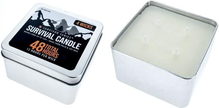 Sona Enterprises 4-Wick Survivor Candle, 4-Oz