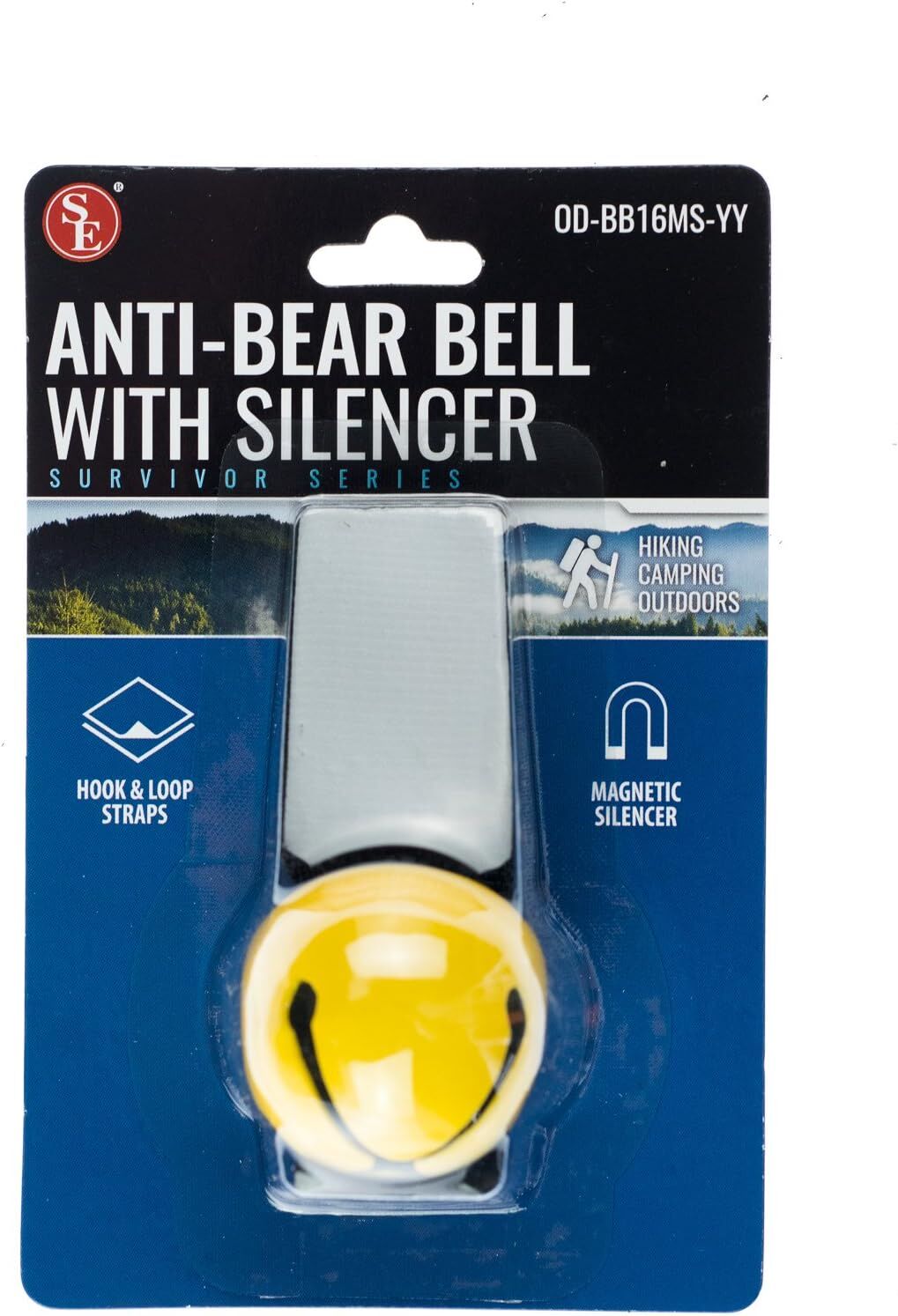 Sona Enterprises Survivor Series Yellow Anti-Bear Bell With Silencer