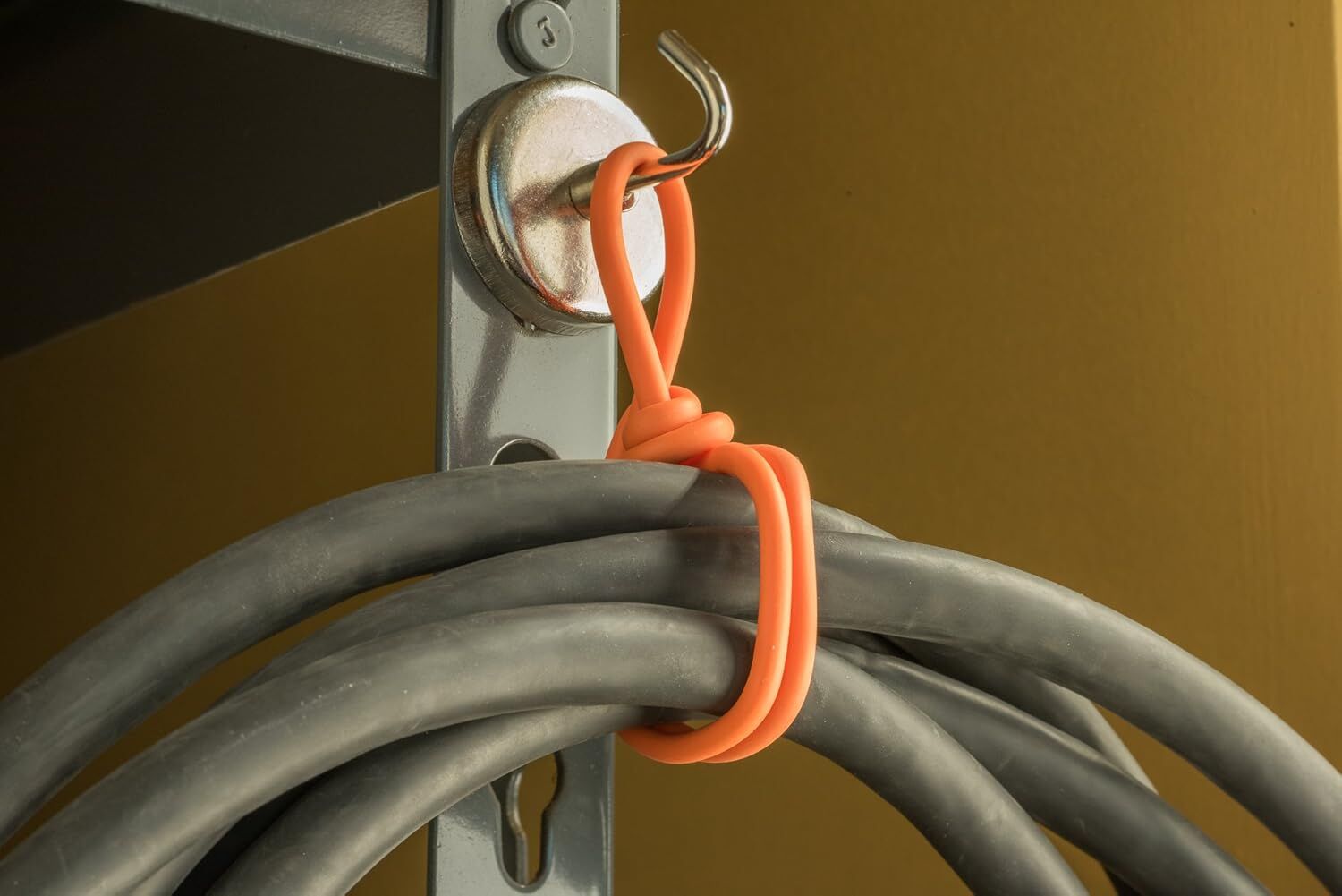 Sona Enterprises Orange Cut-N-Tie Rubber Tie Down, 5-mm x 16 2/5-Ft