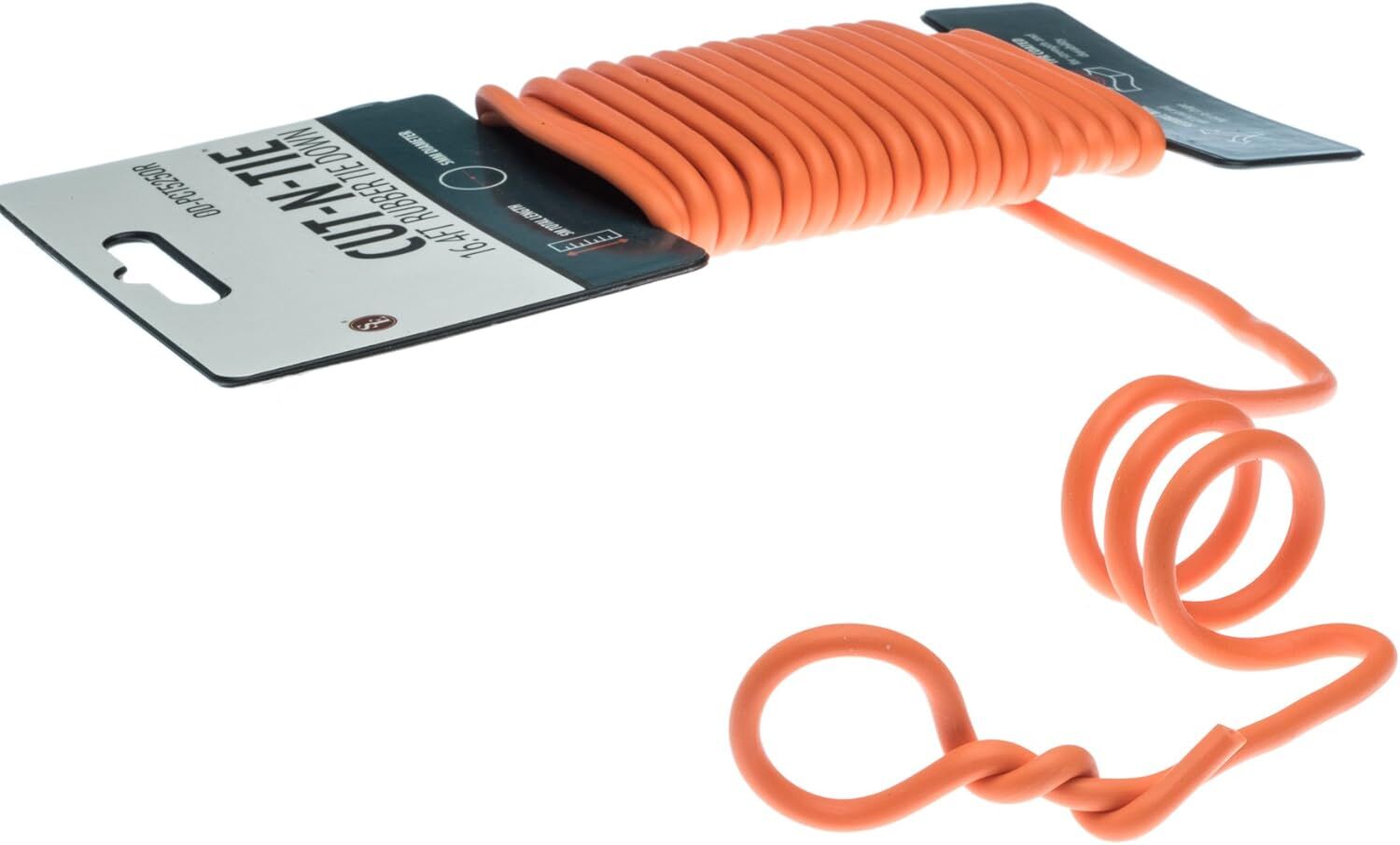 Sona Enterprises Orange Cut-N-Tie Rubber Tie Down, 5-mm x 16 2/5-Ft