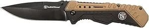 Smith & Wesson Stainless Steel Folding Pocket Knife, 3.5-In