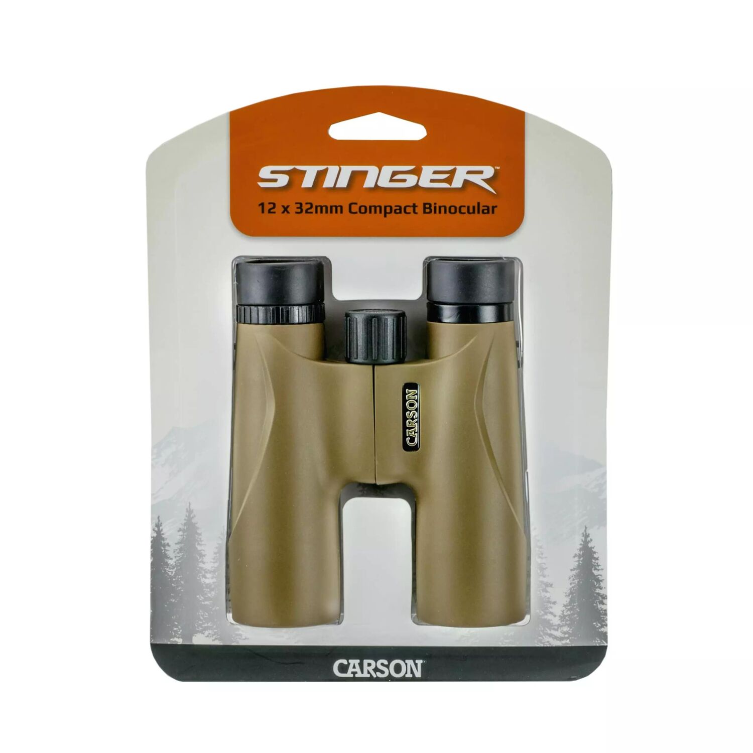 Carson Stinger Compact and Lightweight Binoculars, 12 X 32-mm