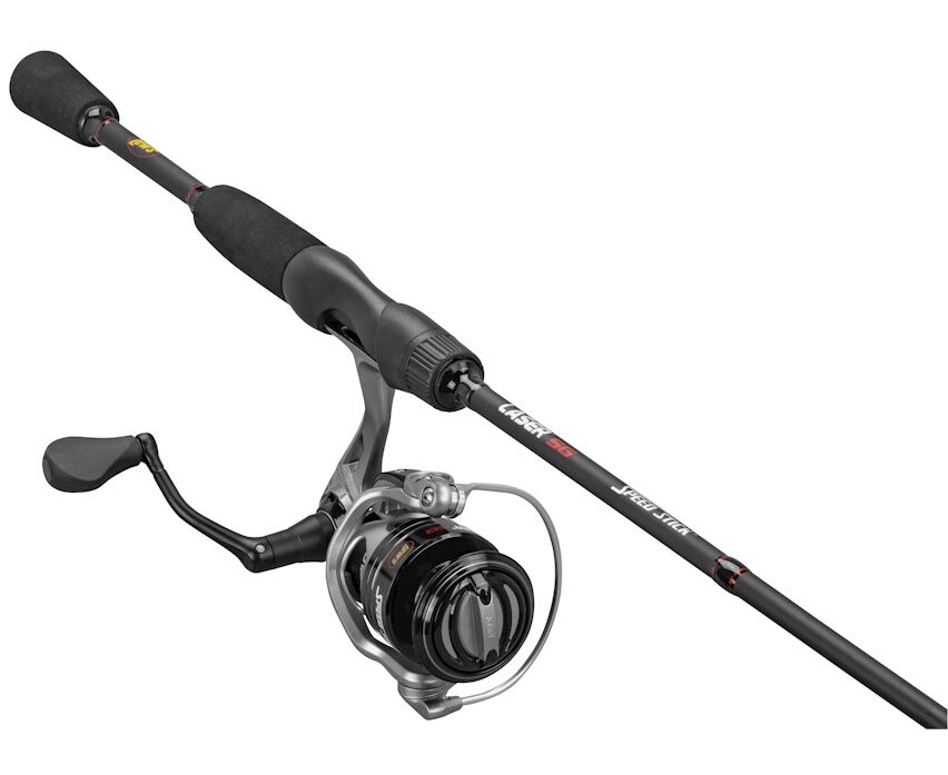 Lew's Laser SG 400 Speed Spinning Combo Medium, 2-Piece, 7 ft.
