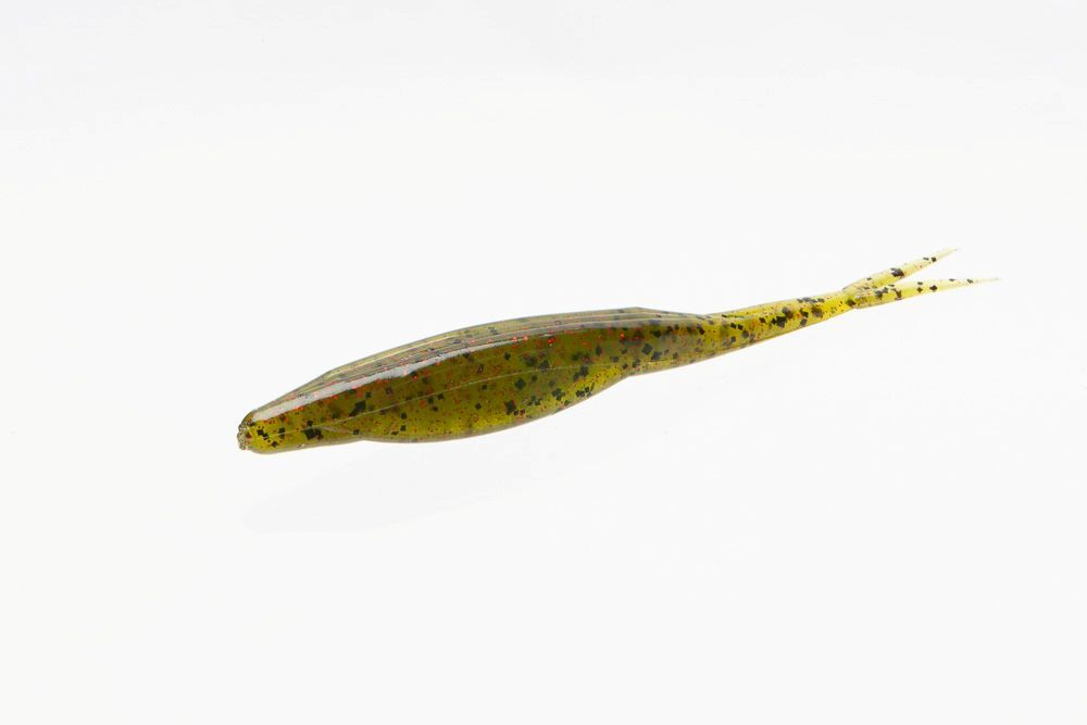 Zoom Watermelon Red Super Fluke, 5-1/4-In, 10-Pk