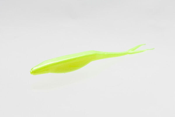 Zoom Chartreuse Pearl Super Fluke Lure, 5.25-In, 10-Pk