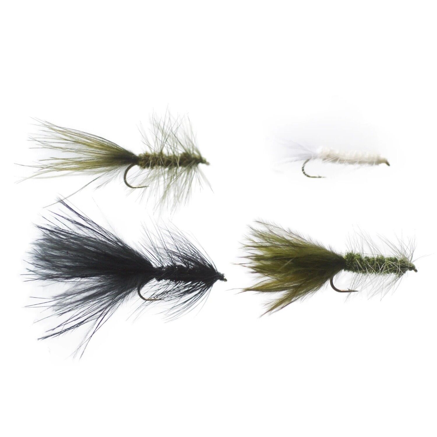 Cortland Wooly Bugger Fly Assortment, 4-Pk