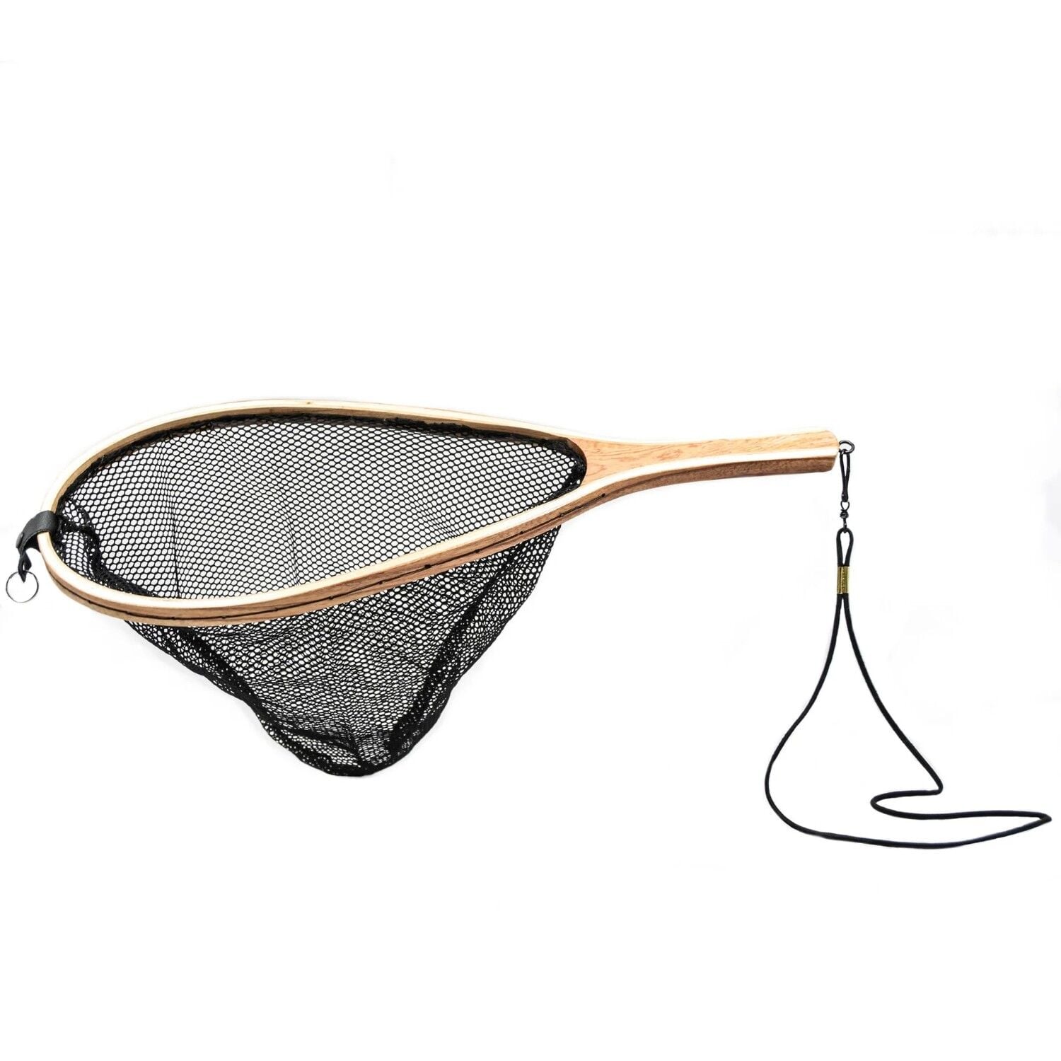 Cortland Teardrop Wooden Black Mesh Net, 22 1/2 in. x 8 1/2 in.