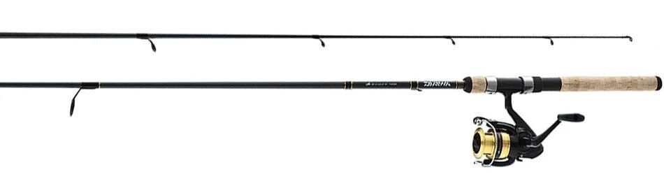 Daiwa D-Shock Spinning Combo 1BB Medium, 2-Piece, 7-Ft