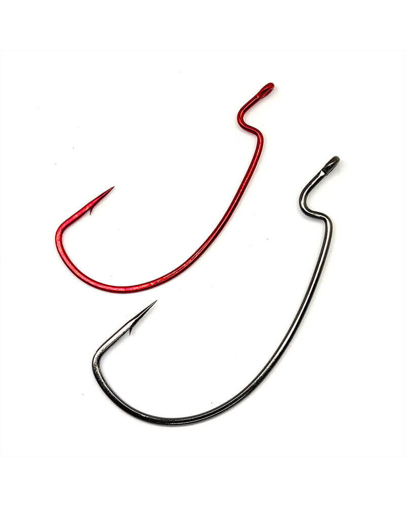 Gamakatsu NS Black Extra Wide Gap Worm Hook, Size 5/0, 5-Pk