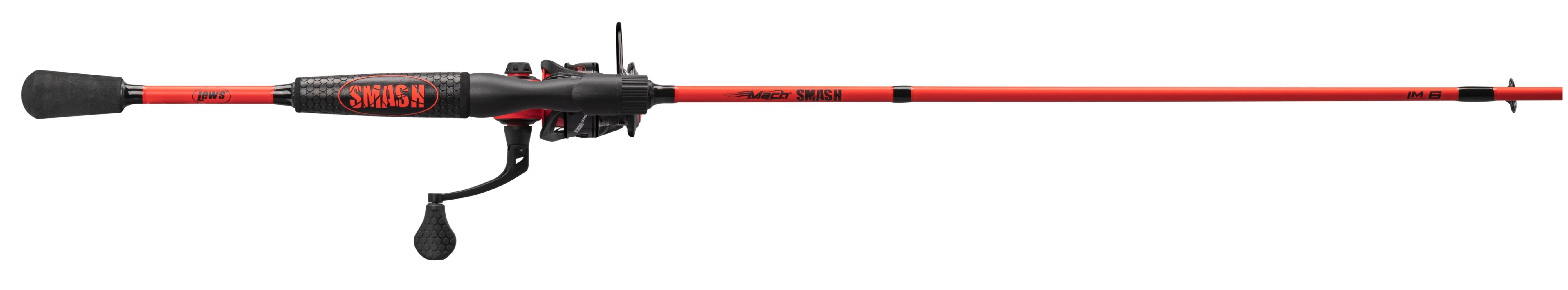 Lew's Mach Smash Spinning Combo Medium, 7-Ft