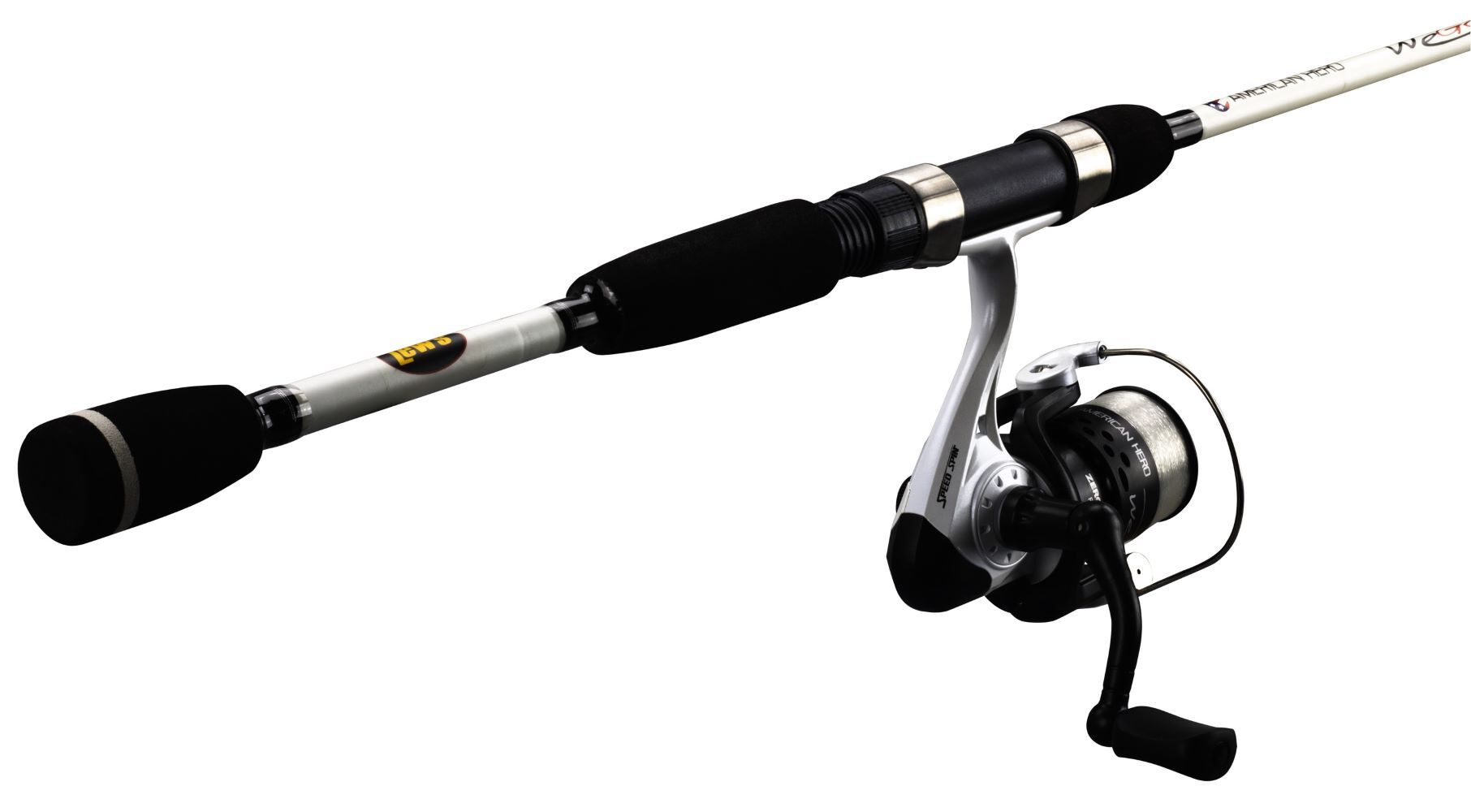 Lew's American Hero We Go 2 Spinning Combo Medium, 2-Piece, 6-1/2-Ft