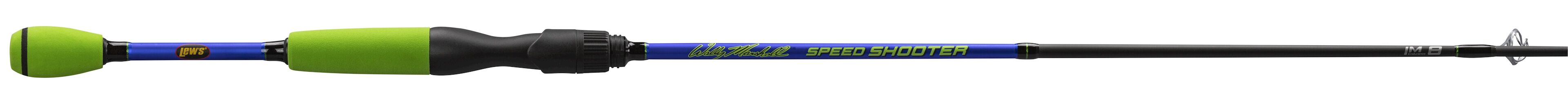 Lew's Wally Marshall Speed Shooter IM8 Spinning Rod Medium Light, 1-Piece, 6 1/2-Ft
