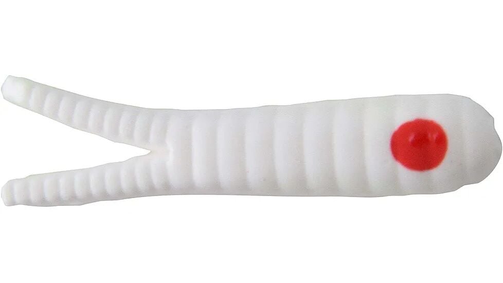 Johnson Beetle Spin White Red Dot Lure, #4, 1/4-Oz, 2-In, 2-Pk