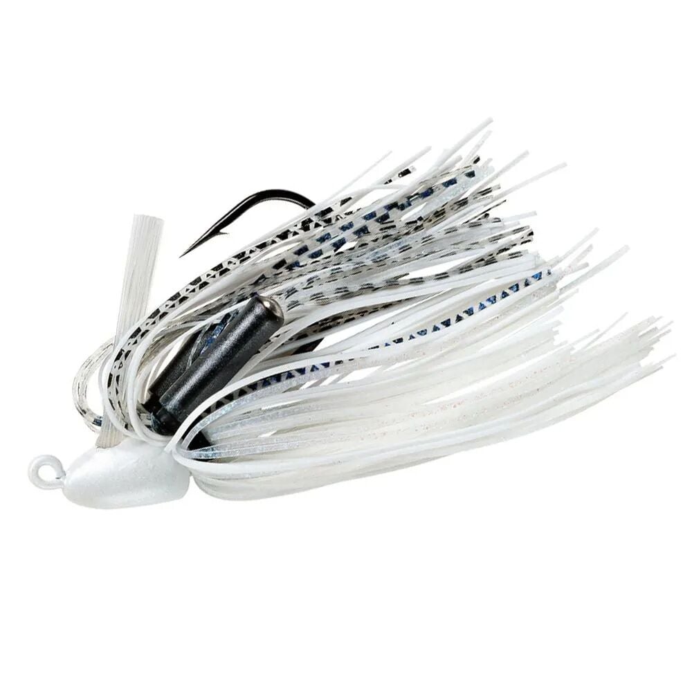 Booyah Boo Jig White Shad, #5/0, 1/4-Oz