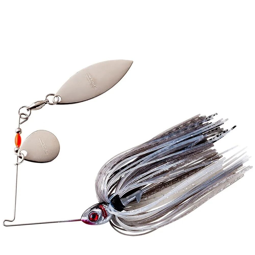 Booyah Tandem Blade Silver Shiner Spinnerbait, 1/4-Oz