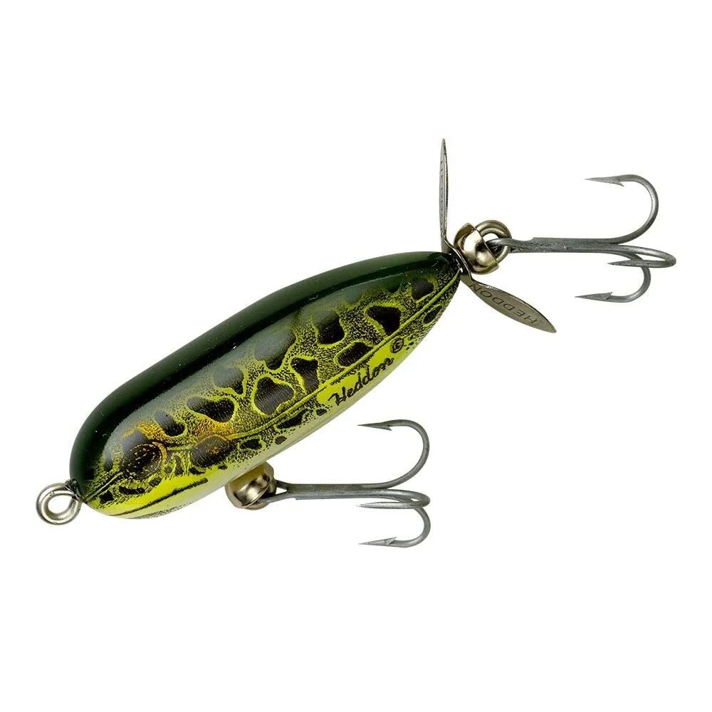 Heddon Tiny Torpedo Natural Leopard Frog Lure, 1 7/8-In