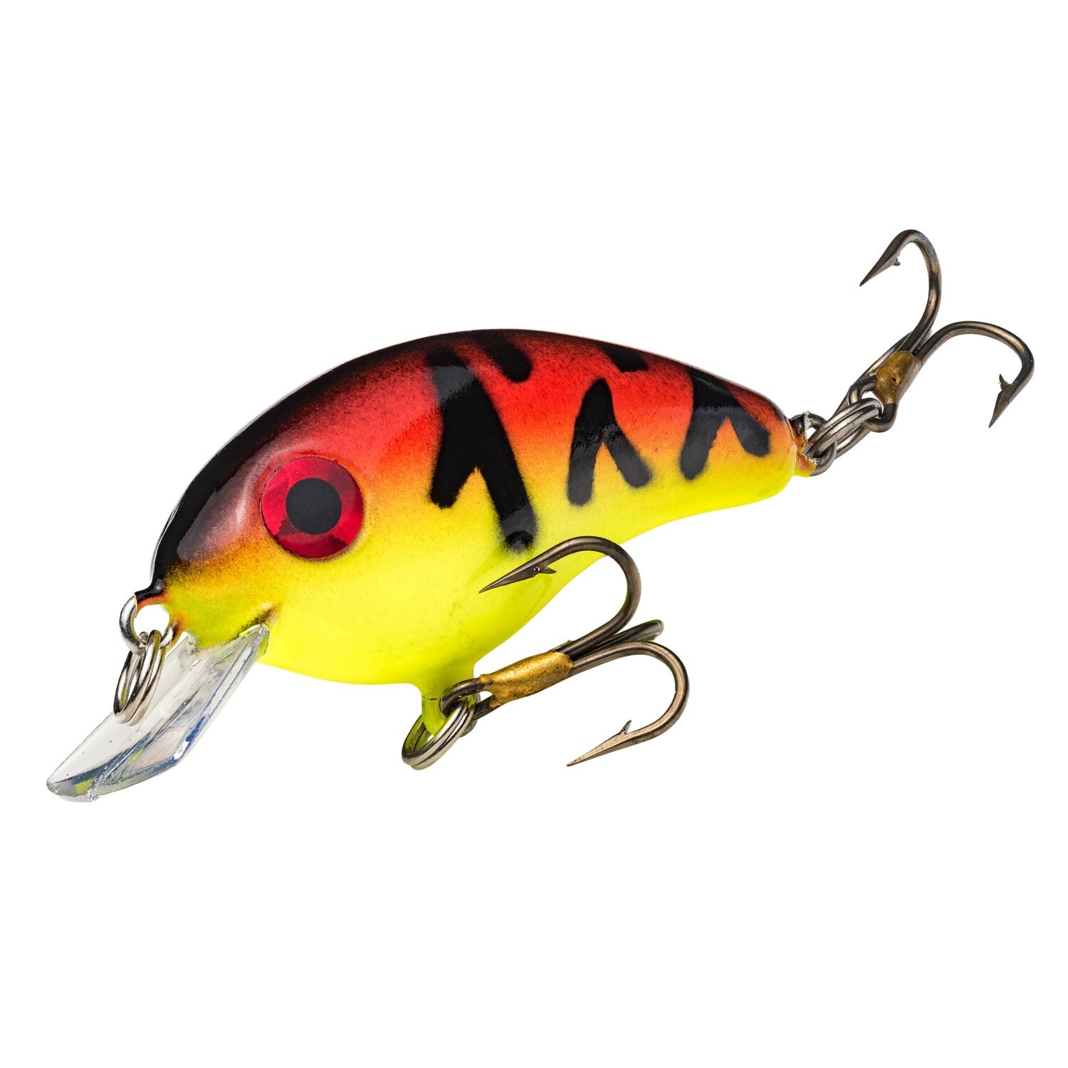 Strike King Bitsy Pond Minnow Green Tomato Crankbait, 1/8-Oz, 3/4-In