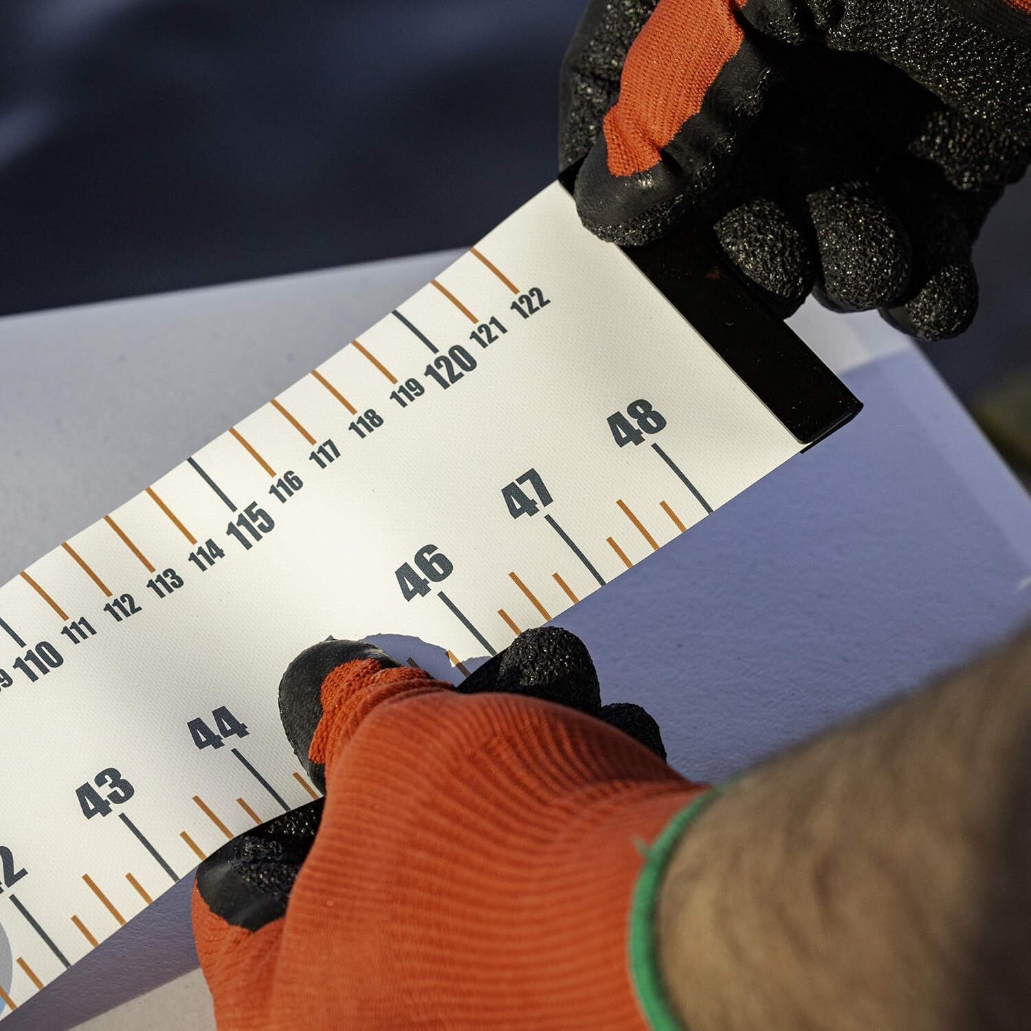 Smith's Abrasives Regal River Retractable Ruler, 3-In x 48-In