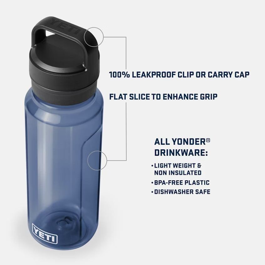 YETI Clear Yonder Water Bottle, 1-L
