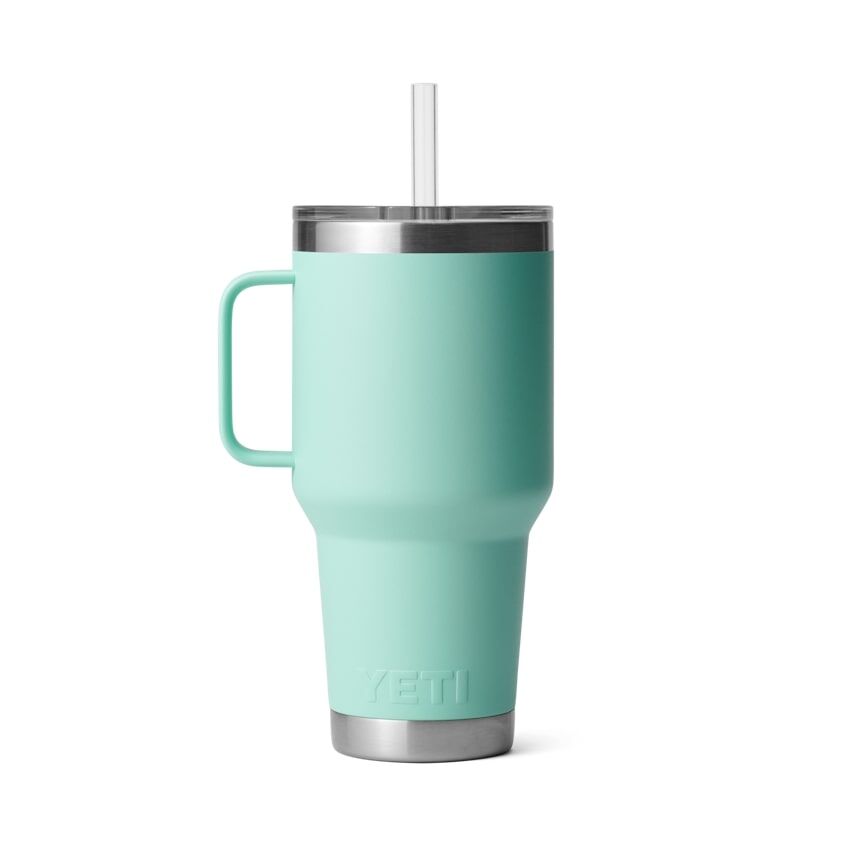 Yeti Seafoam Rambler Straw Mug, 35-Oz
