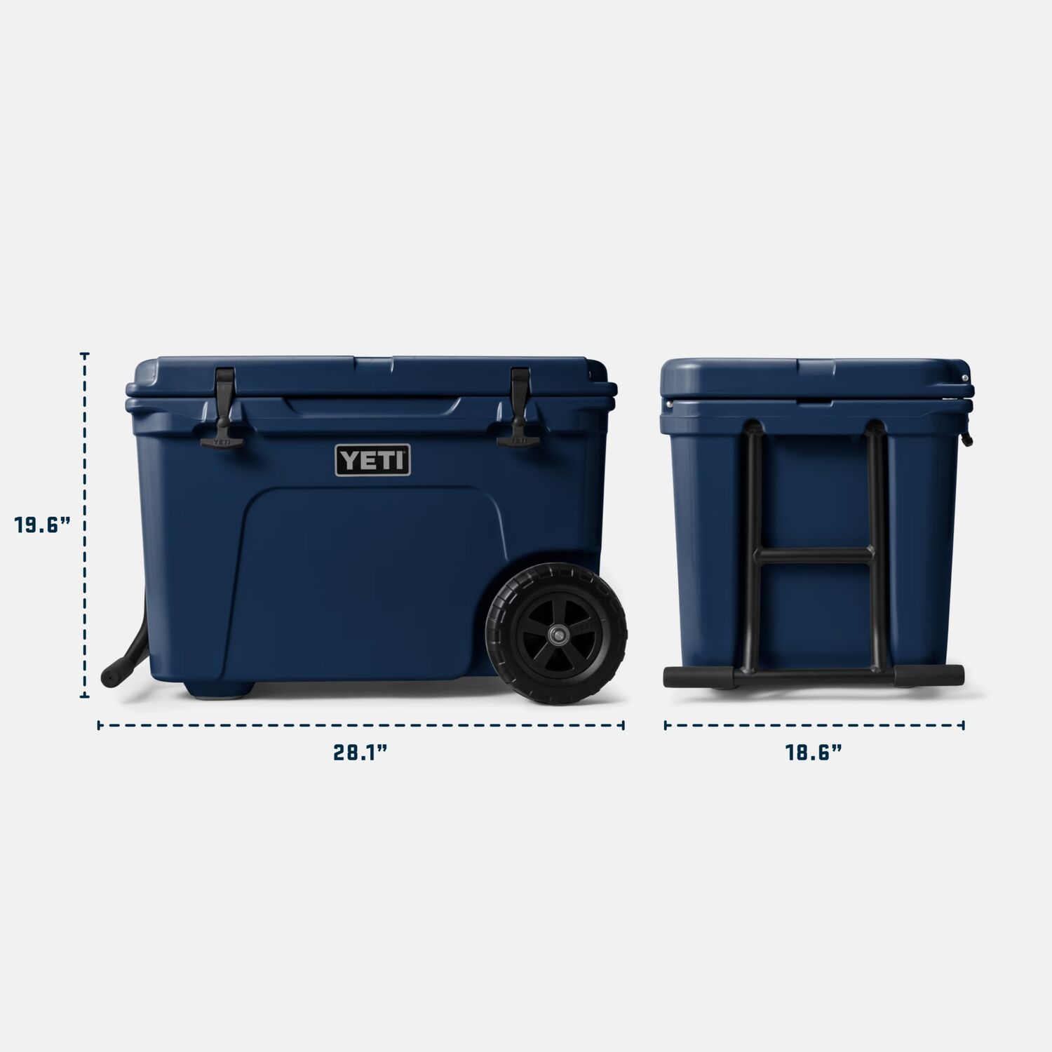 Yeti Tundra Haul Navy Wheeled Cooler