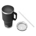 YETI Black Rambler Straw Mug 35-Oz