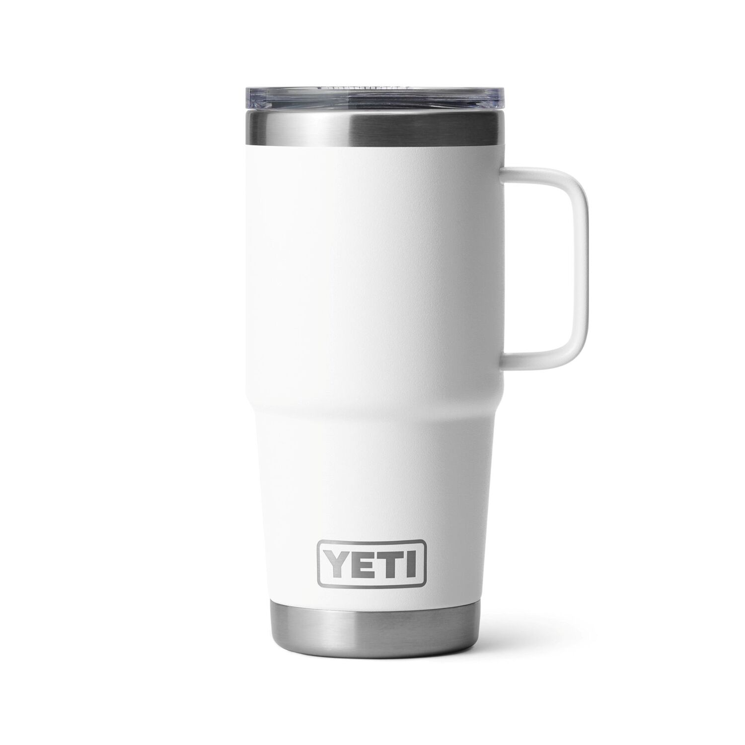 YETI Rambler White Travel Mug with Stronghold Lid, 20-Oz