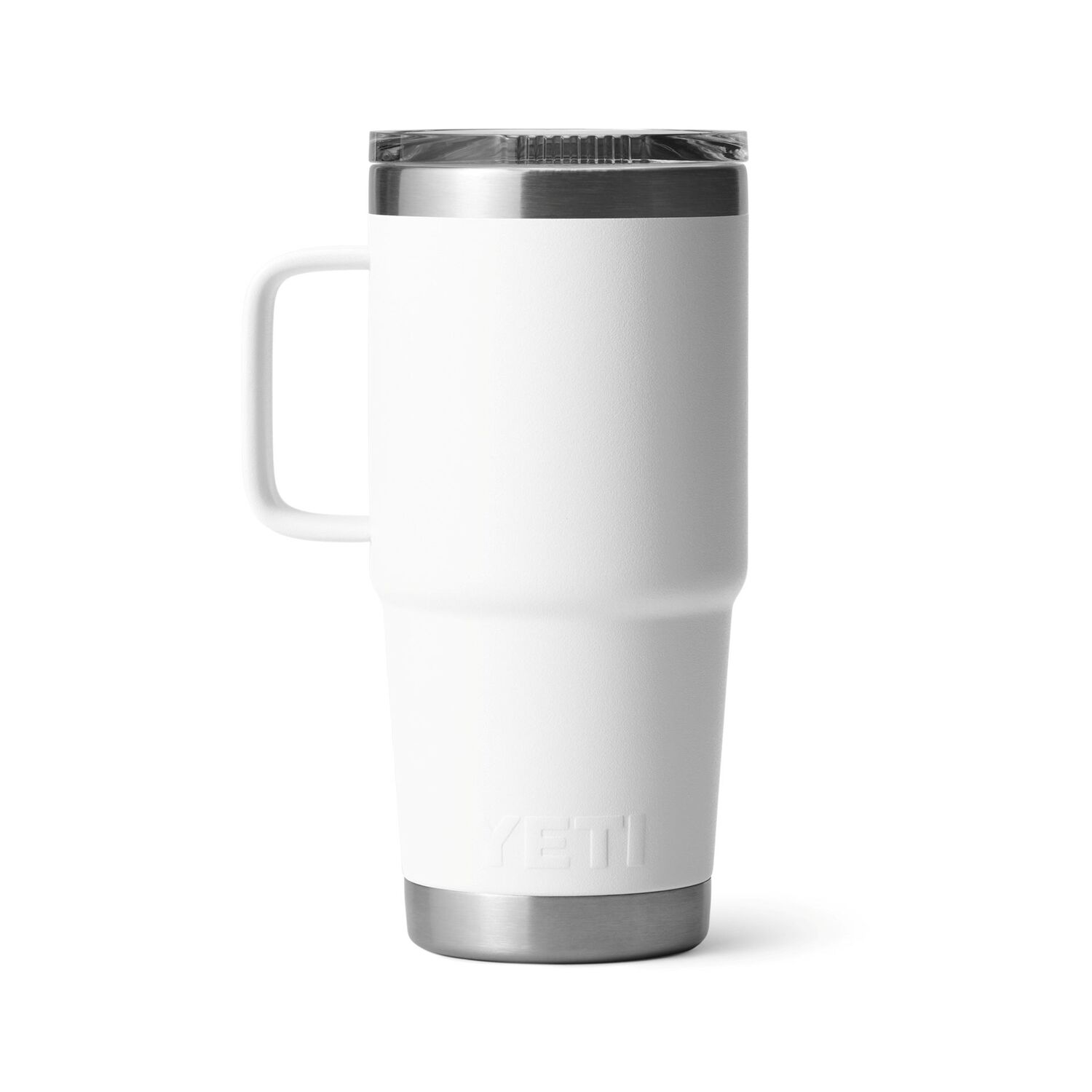YETI Rambler White Travel Mug with Stronghold Lid, 20-Oz