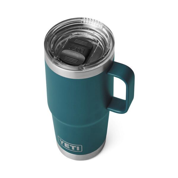 Yeti Rambler Travel Mug with Stronghold Lid Agave Teal, 20-Oz