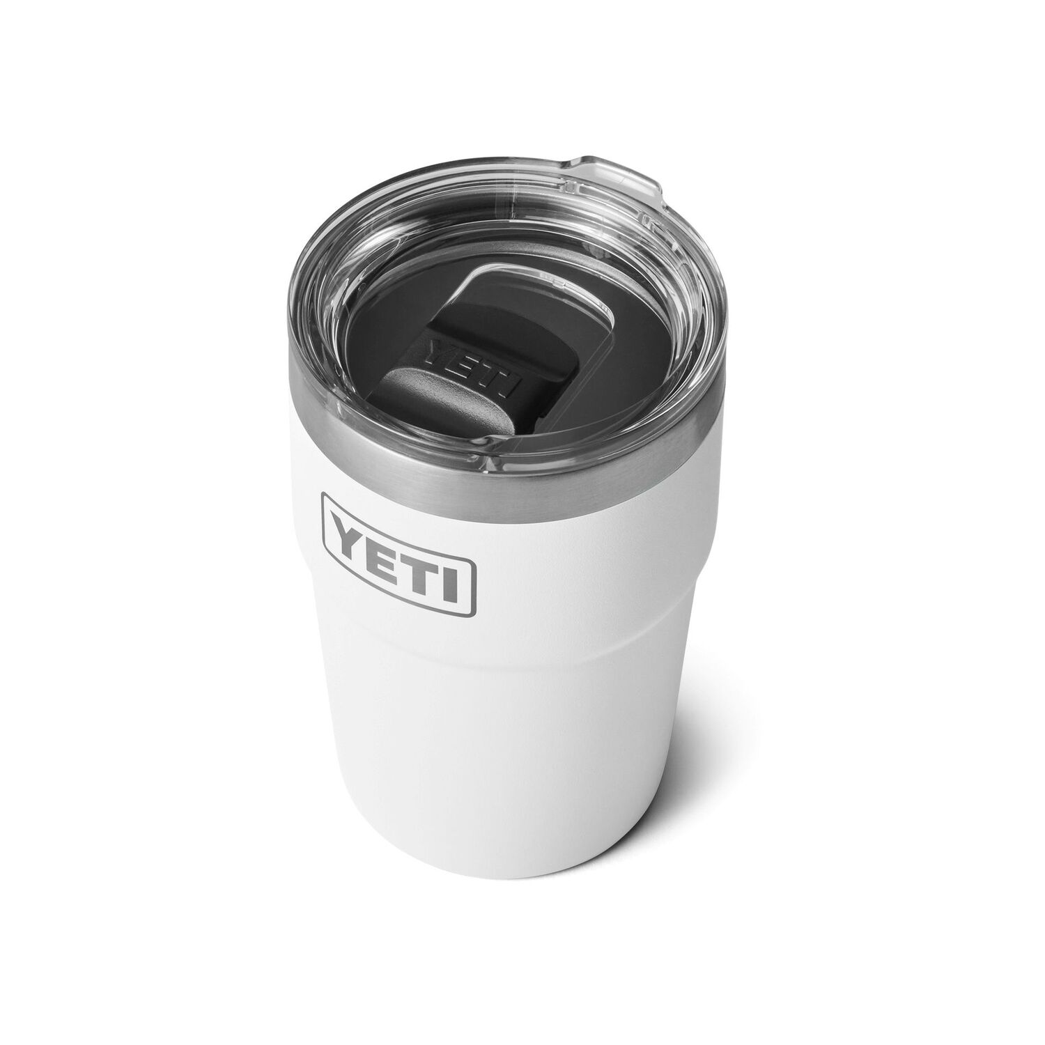 YETI Rambler White Stackable Cup with Magslider Lid, 16-Oz