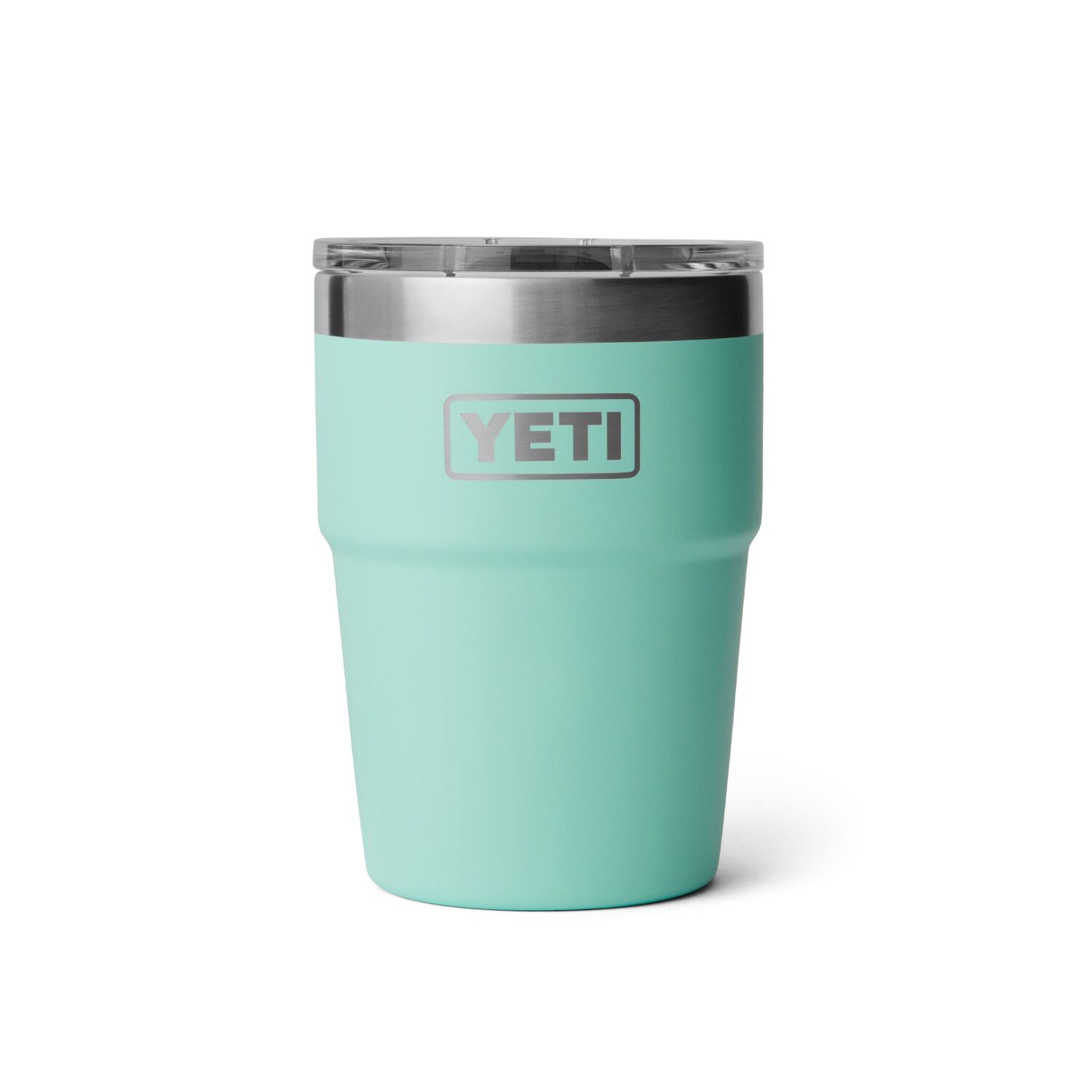 Yeti Seafoam Rambler Stackable Cup With Mags Lider Lid, 16-Oz