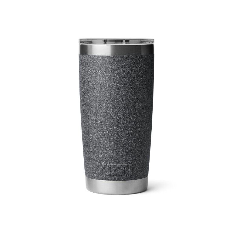 Yeti Rambler Black Stone Tumbler With Magslider Lid, 20-Oz