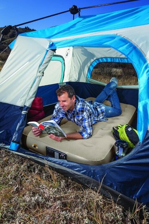 Coleman QuickBed Elite Extra-High Twin Air Mattress With Built-In 4D Pump, 73-In x 38-In x 9 1/2-In