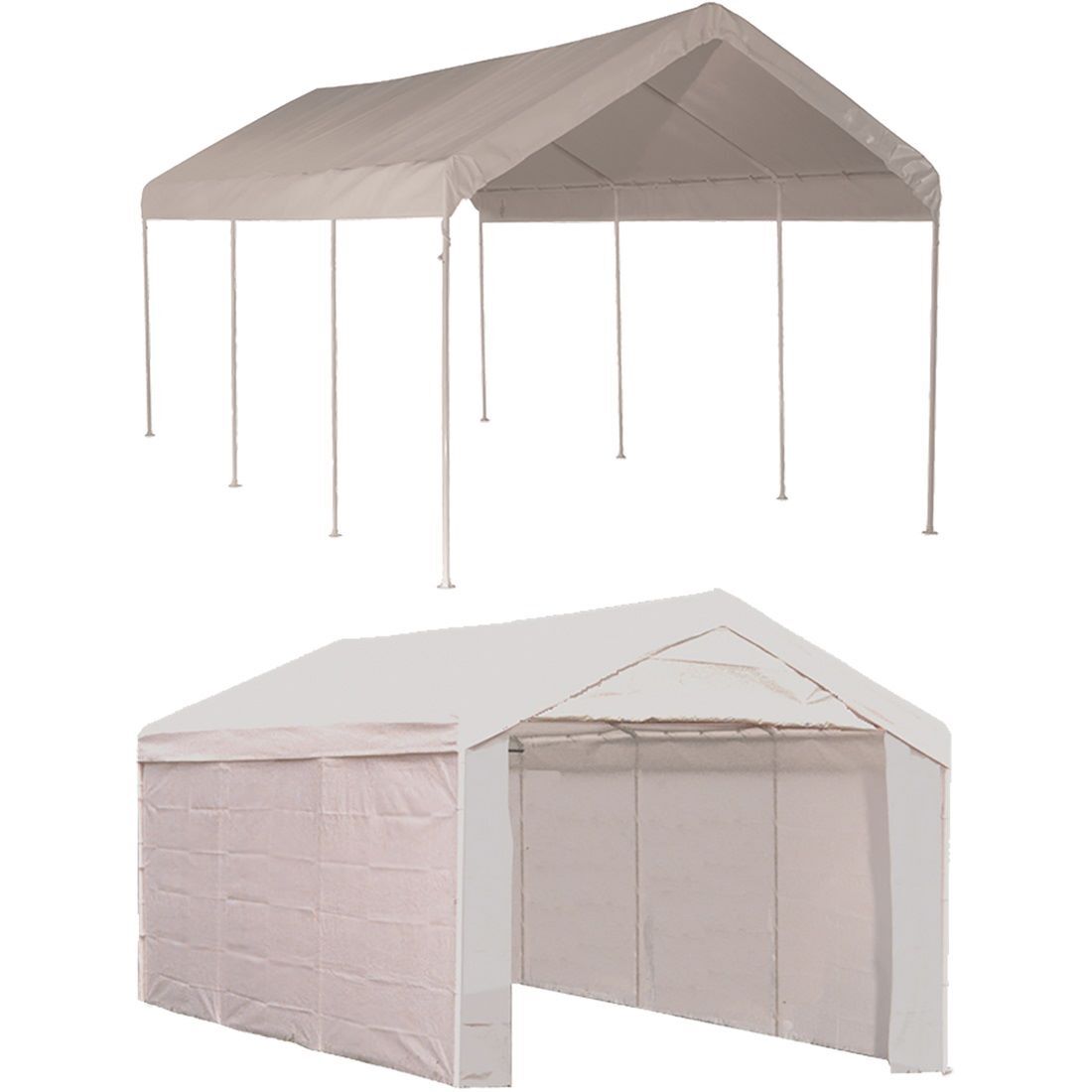 ShelterLogic Max AP Canopy 2-in-1 with Enclosure Kit, 10-Ft x 20-Ft